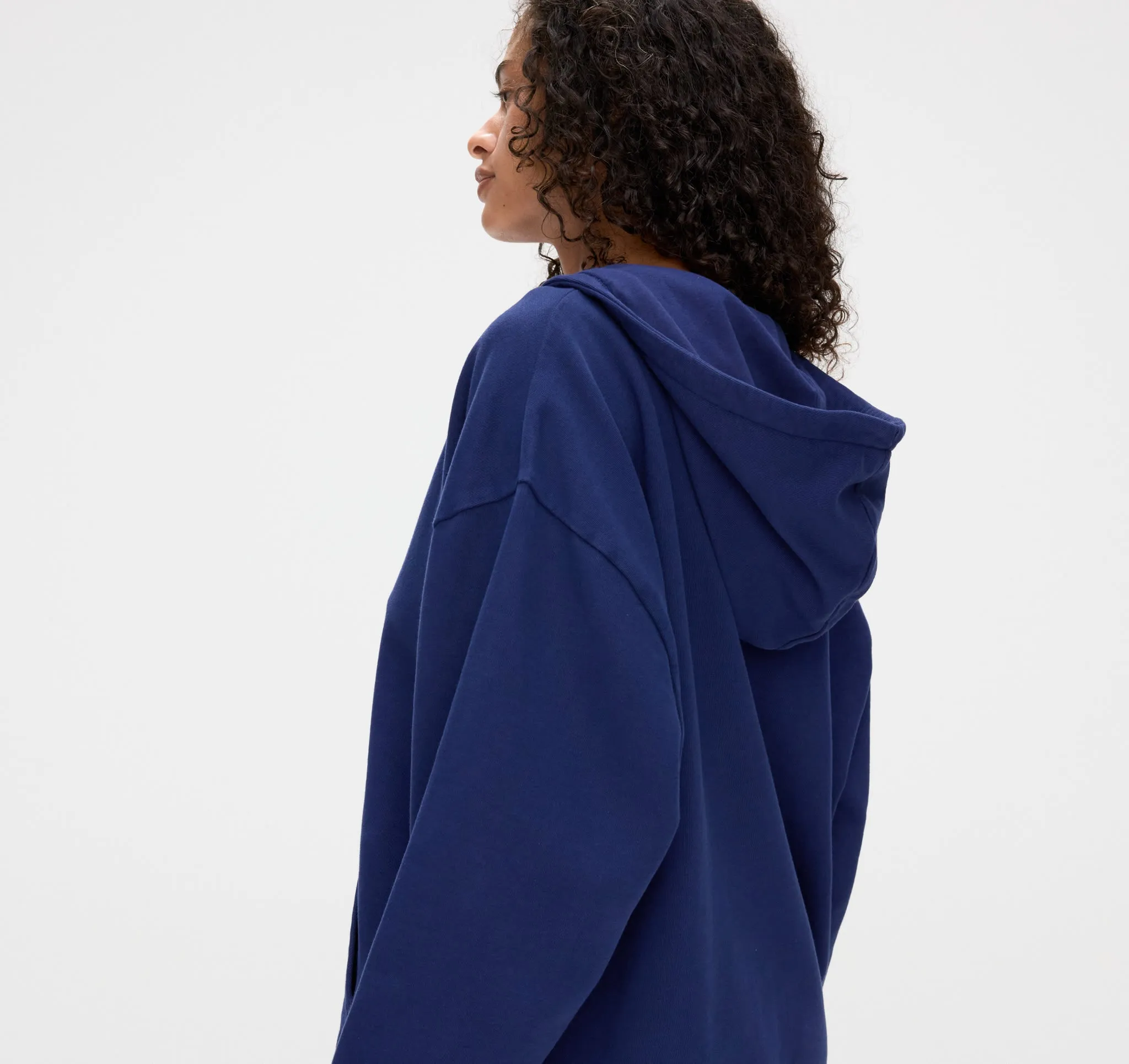 Weekend Oversized Zip Hoodie sold by Organic Basics product image thumbnail 4