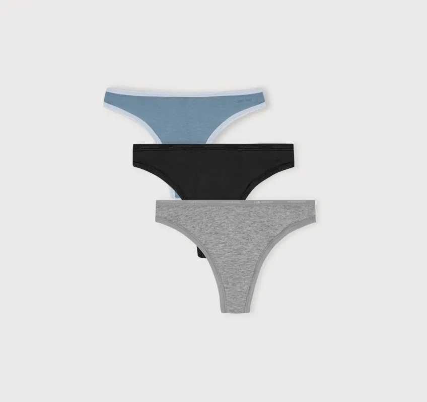 Core Thong 3-Pack made by Organic Basics