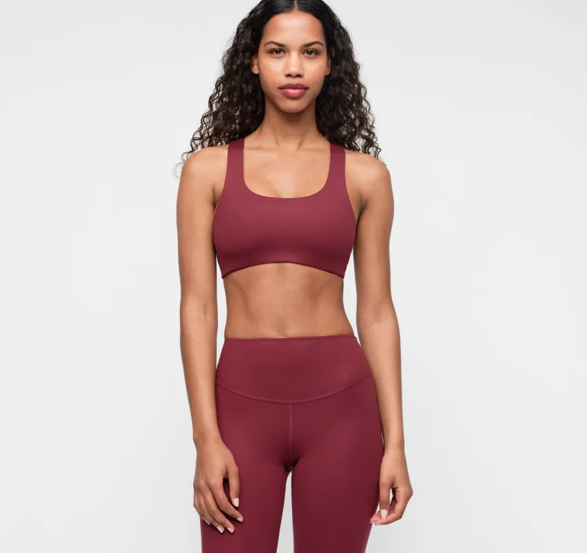 Active Racer Back Bra made by Organic Basics