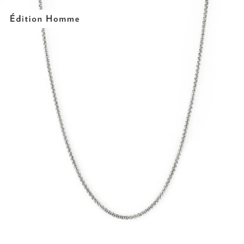Box Necklace - Silver sold by Twenty Compass