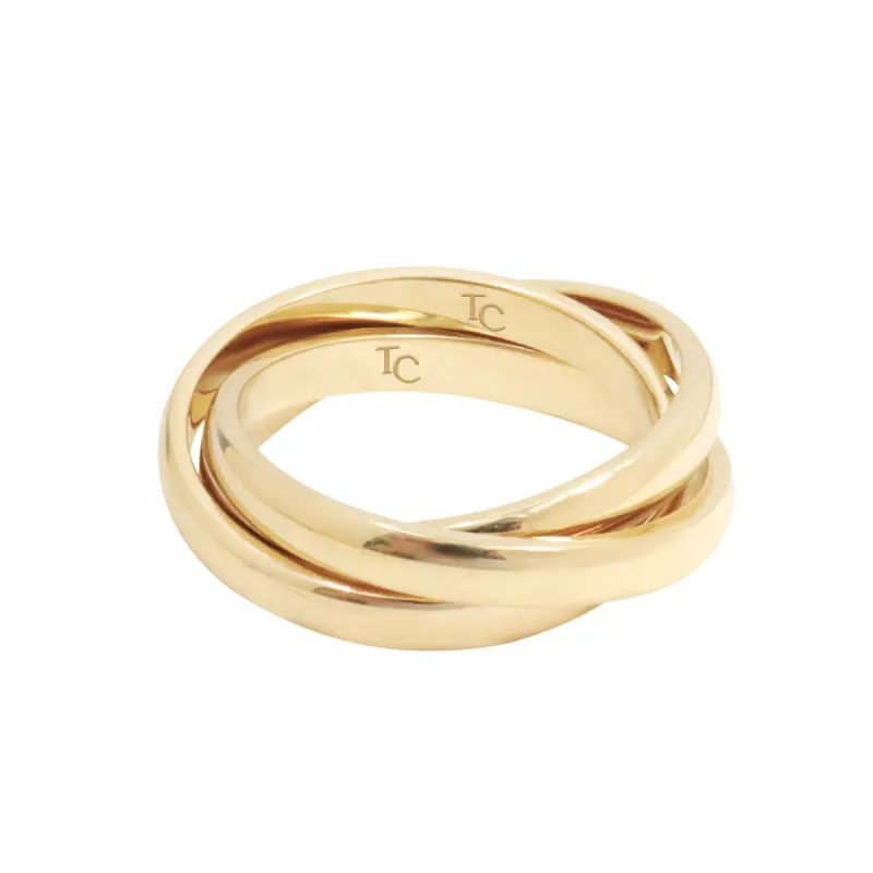 Triple Ring - Gold sold by Twenty Compass
