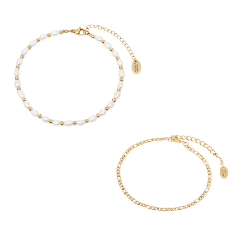 Summer Essential Anklets - Gold sold by Twenty Compass