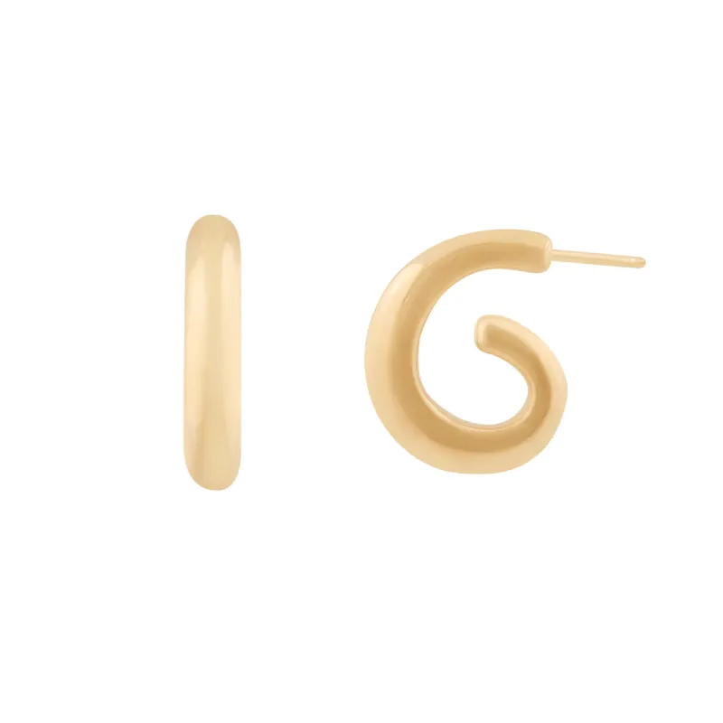 Athena Hoops - Gold sold by Twenty Compass
