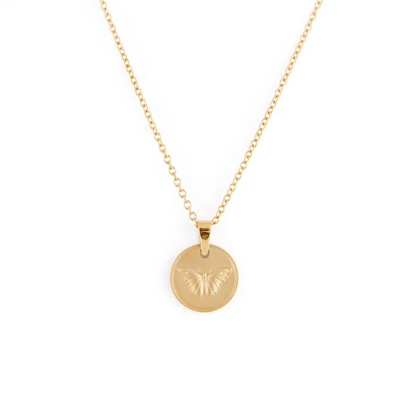Butterfly Necklace - Gold sold by Twenty Compass