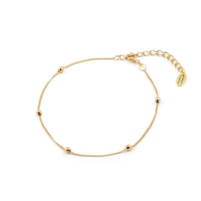 Darling Anklet - Gold sold by Twenty Compass