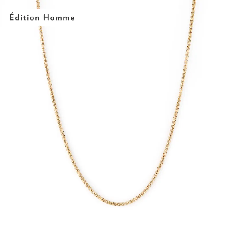 Box Necklace - Gold sold by Twenty Compass