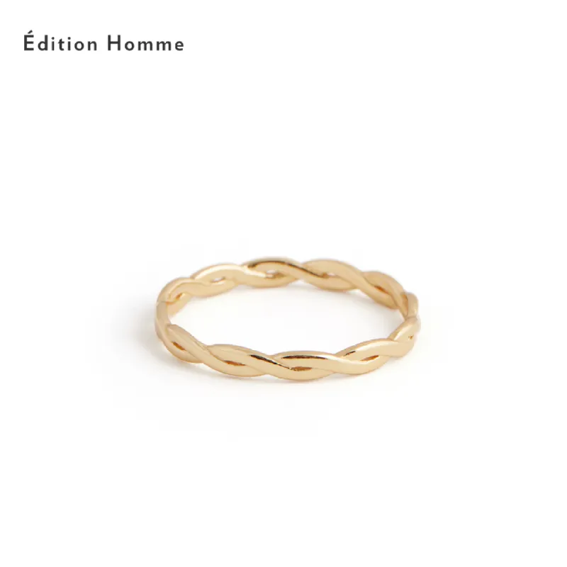 Braided Ring - Gold sold by Twenty Compass