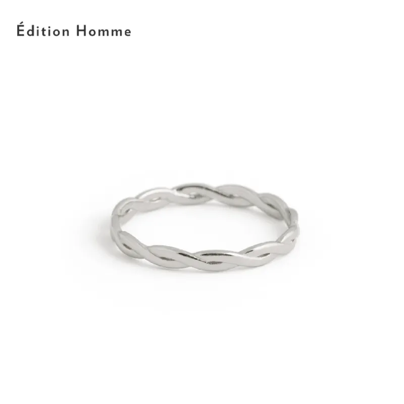 Braided Ring - Silver sold by Twenty Compass