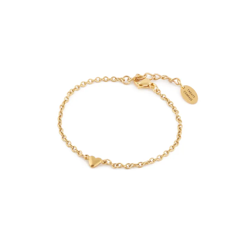 Hopeless Romantic Bracelet - Gold sold by Twenty Compass