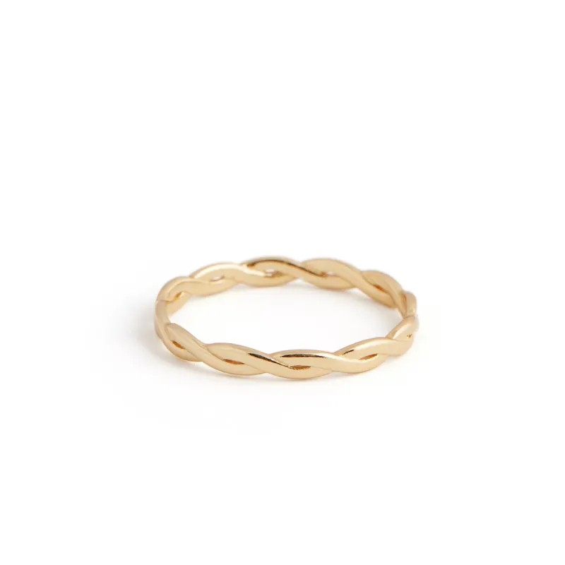 Braided Ring - Gold sold by Twenty Compass