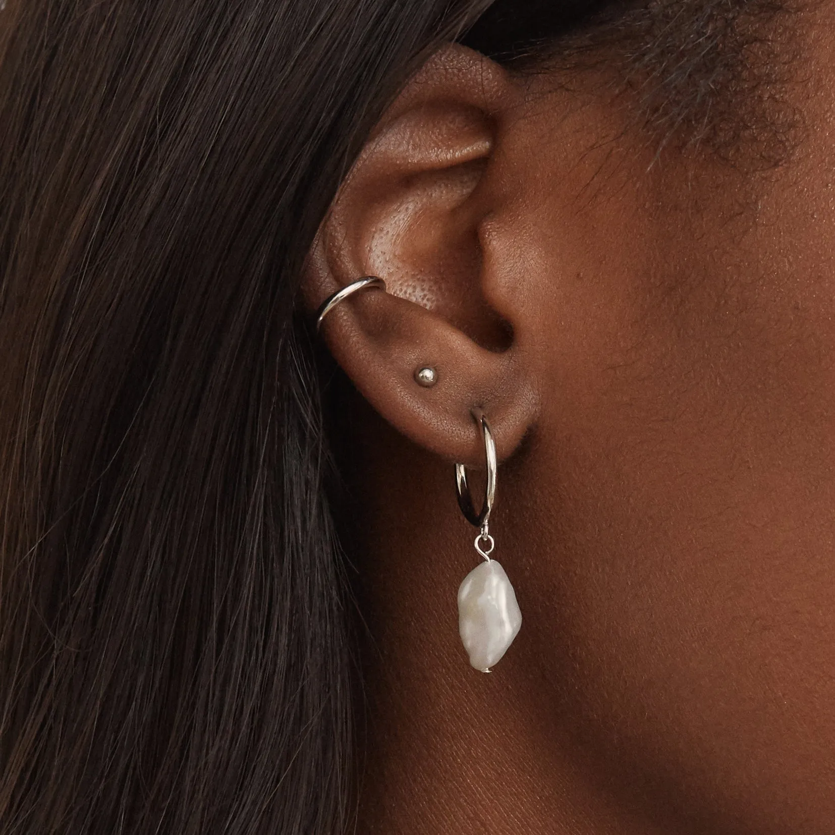 Basic Ear Cuff - Silver sold by Twenty Compass product image thumbnail 2