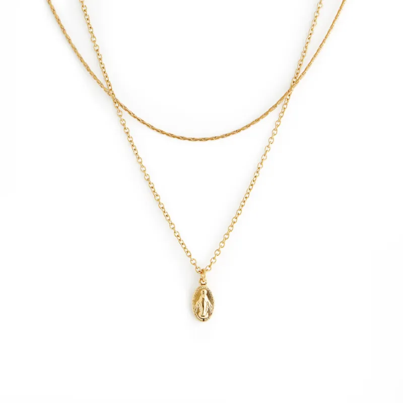 Saint Necklace - Gold sold by Twenty Compass