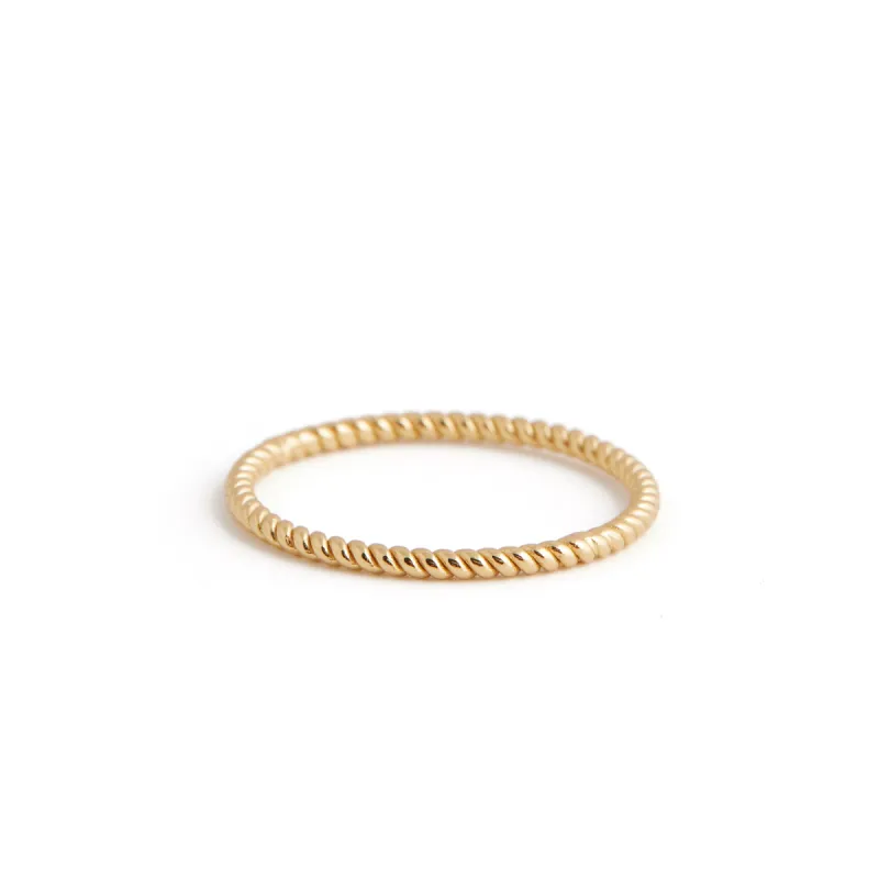 Torsade Ring - 10 Karat Gold sold by Twenty Compass