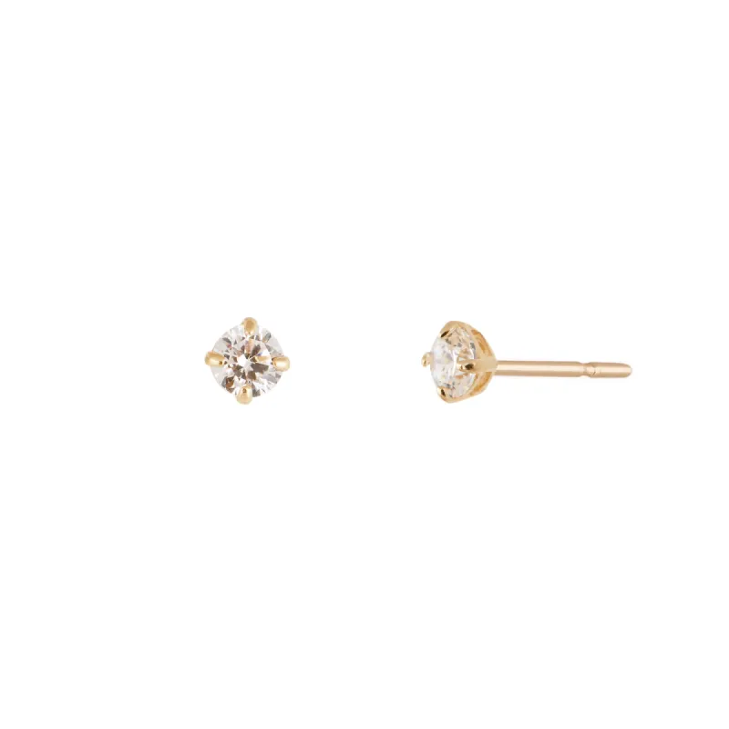 14k Zirconia Stud Earrings sold by Twenty Compass
