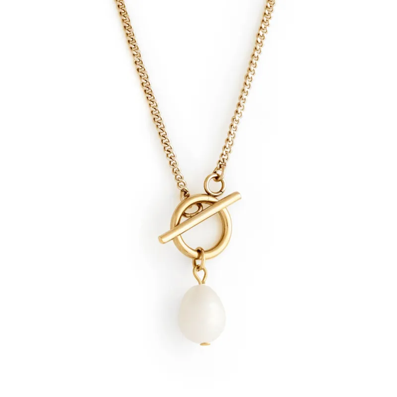 Freshwater Necklace - Gold sold by Twenty Compass