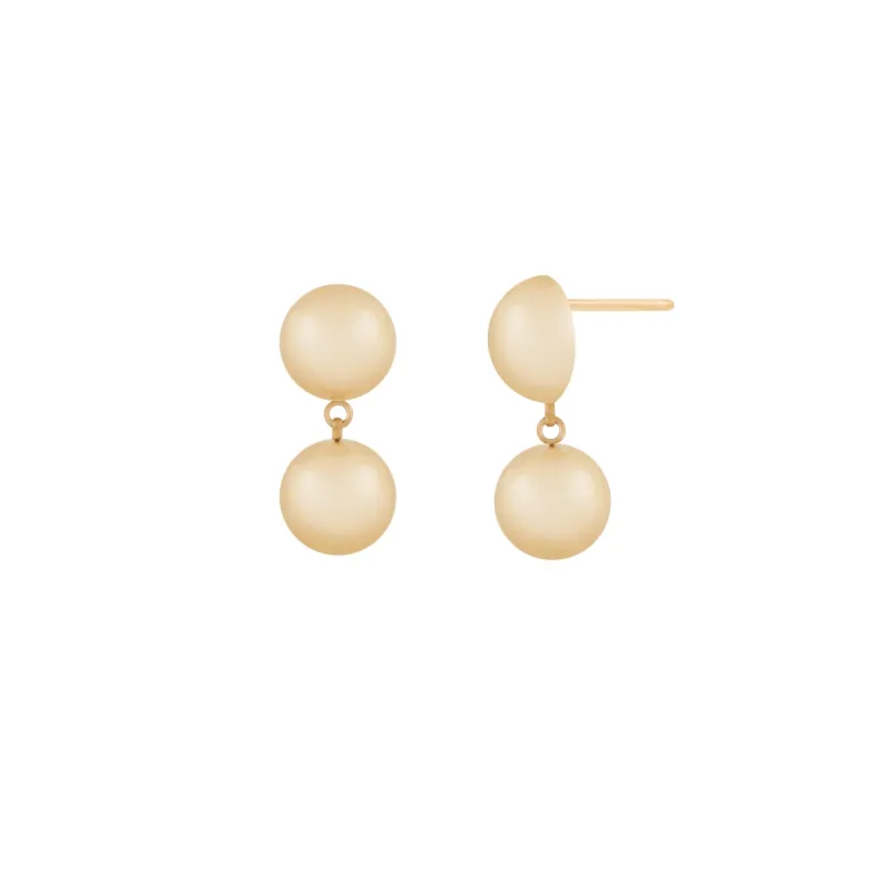 C'est la vie Earrings - Gold sold by Twenty Compass