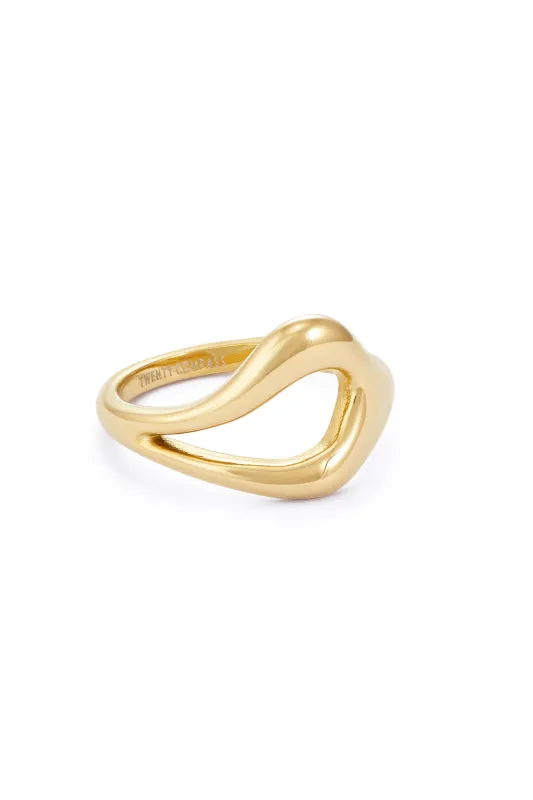 Gia Ring - Gold sold by Twenty Compass
