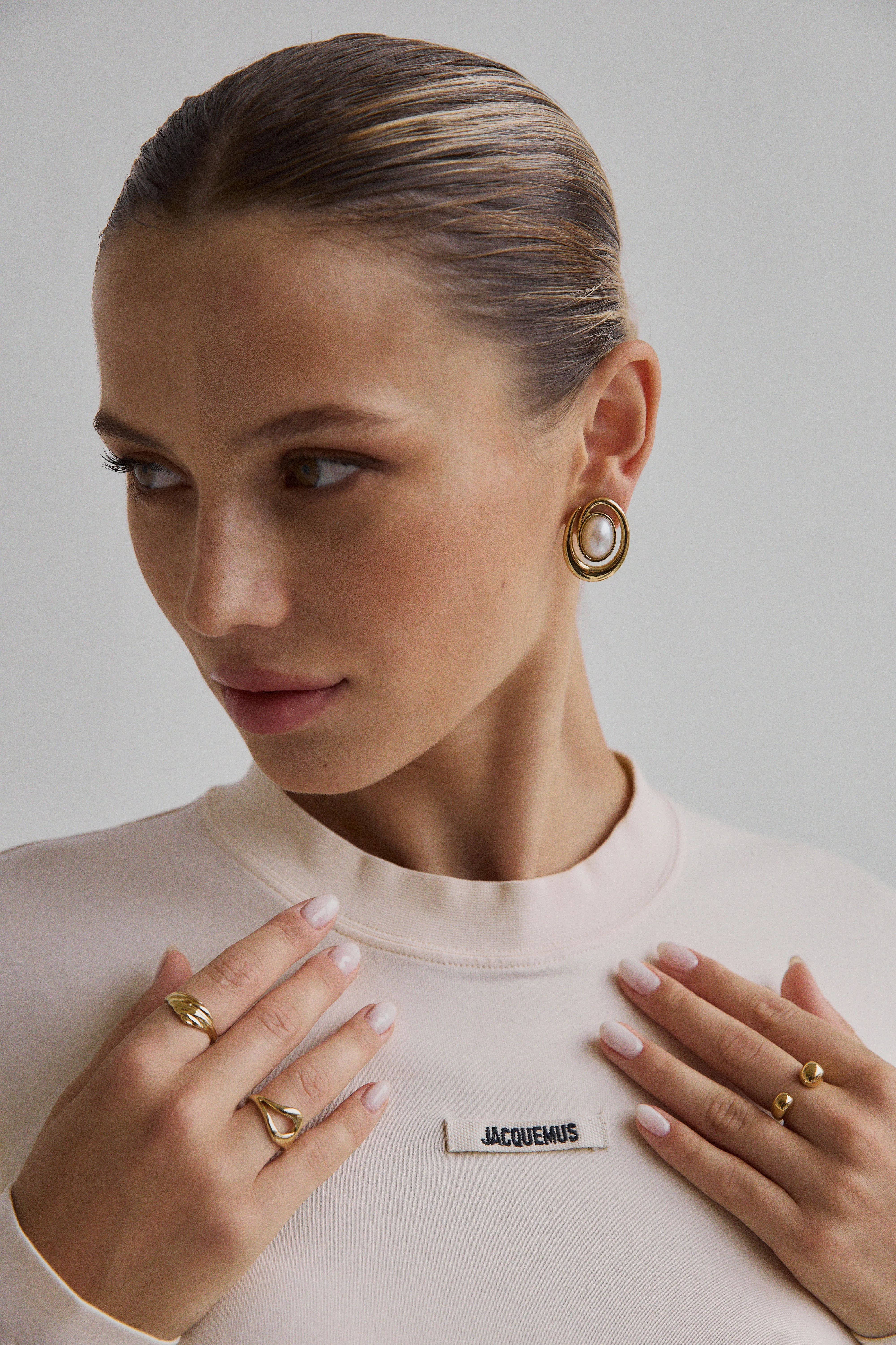 Palma Earrings - Gold sold by Twenty Compass product image thumbnail 4