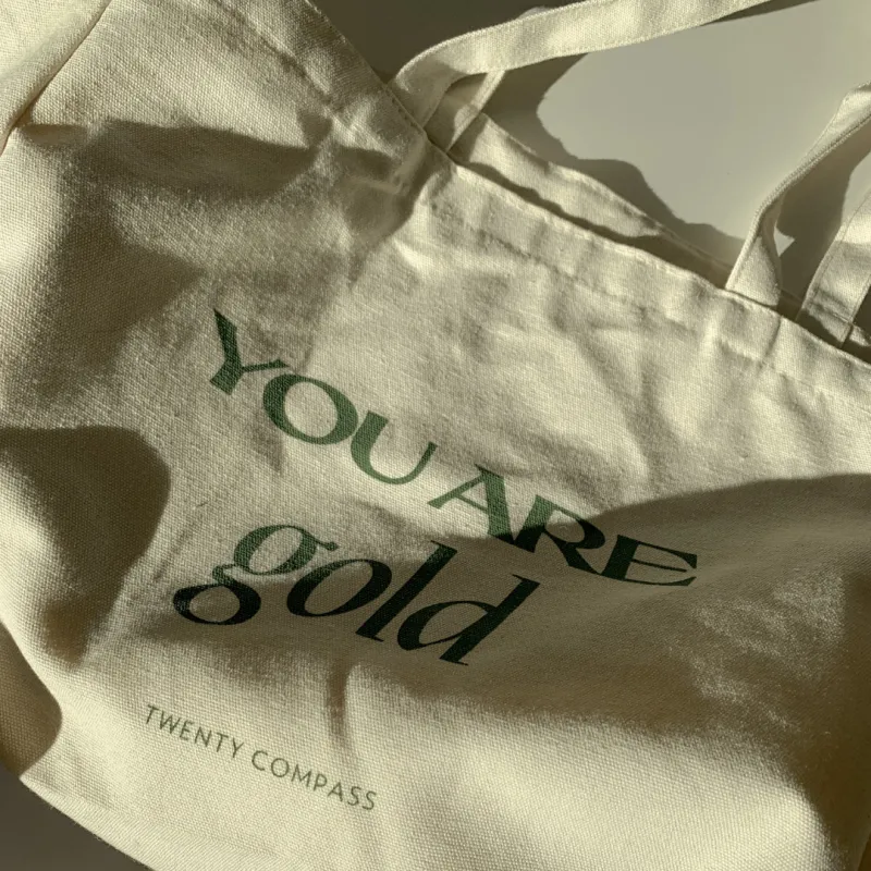 🎁 You Are Gold Tote (100% off) sold by Twenty Compass