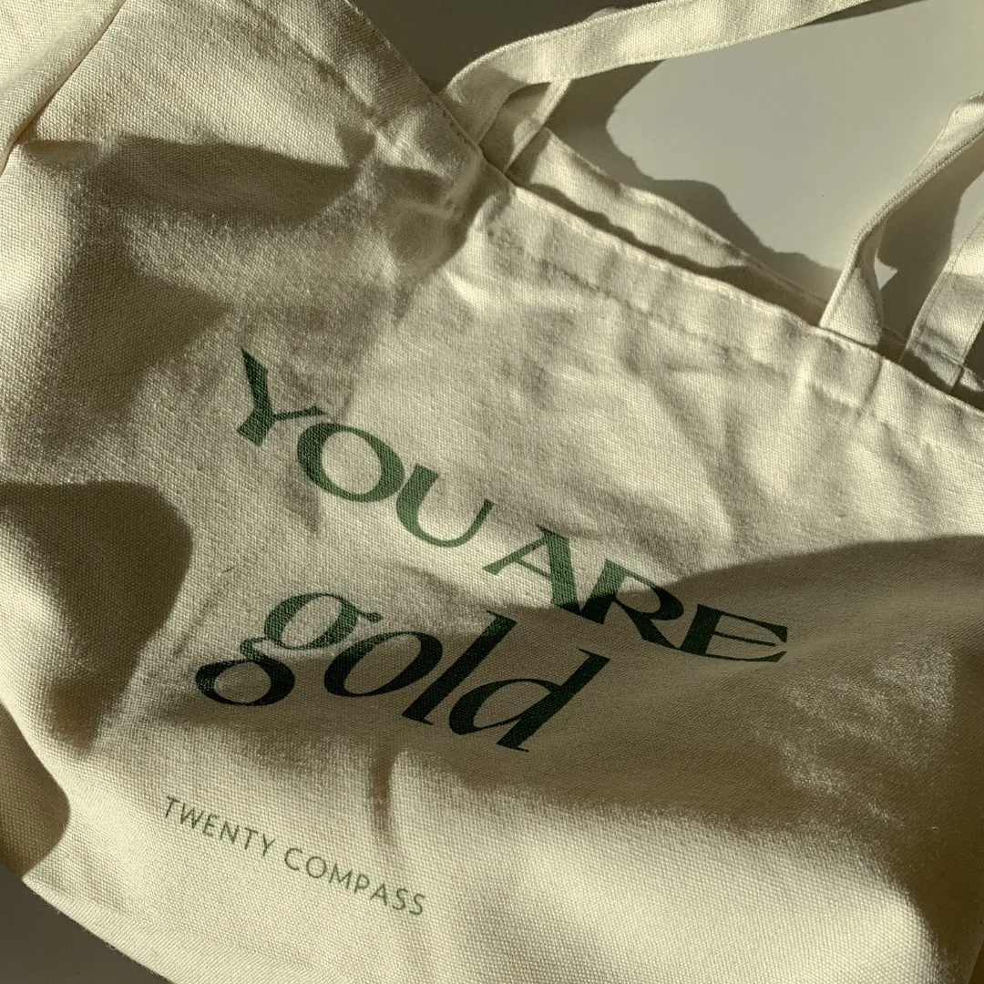 🎁 You Are Gold Tote (100% off) sold by Twenty Compass