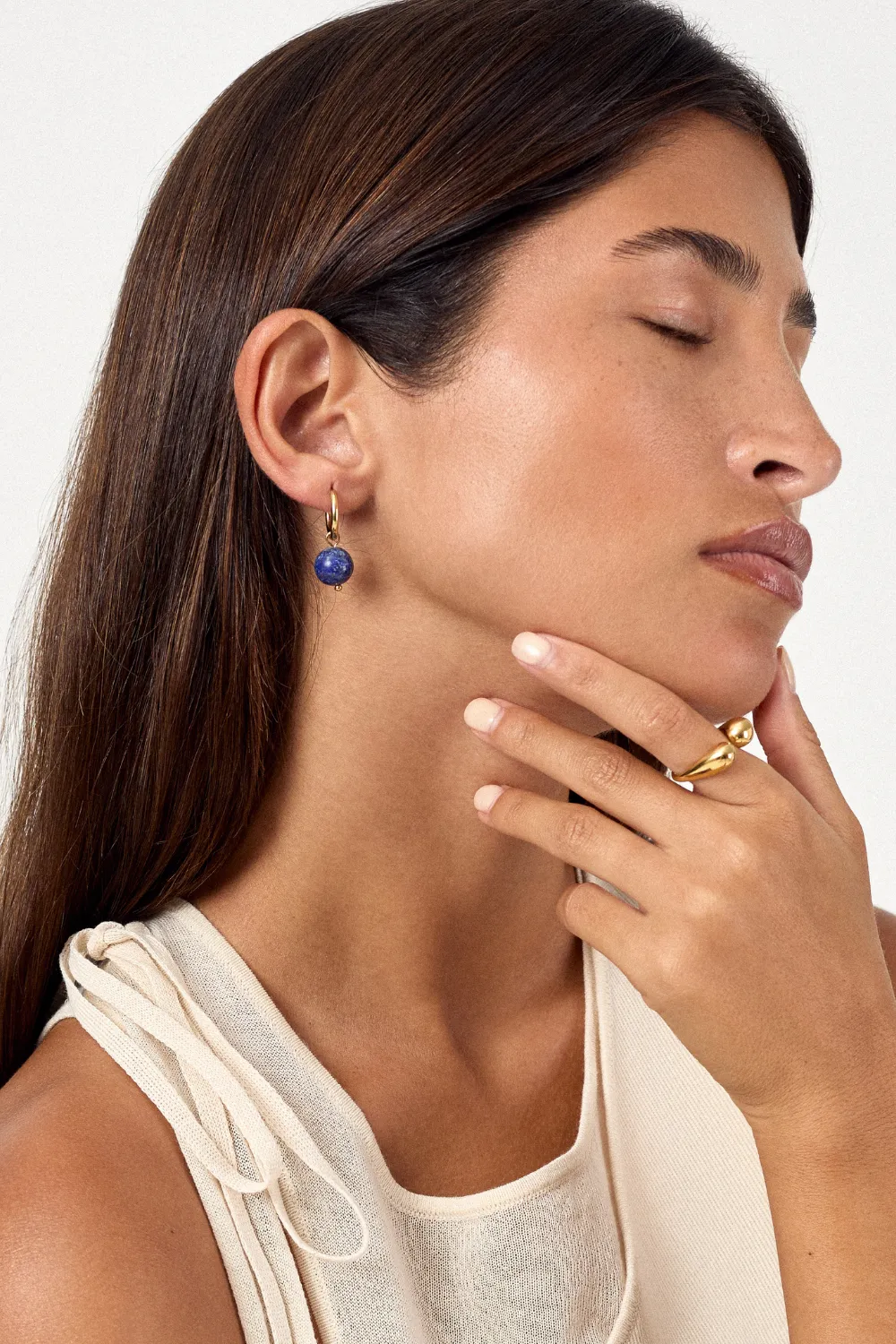 Cléo Hoops - Gold sold by Twenty Compass product image thumbnail 3