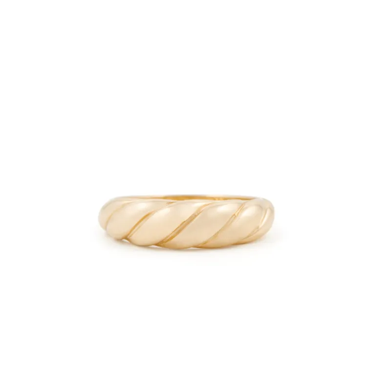 Croissant Ring - 10 Karat Gold made by Twenty Compass