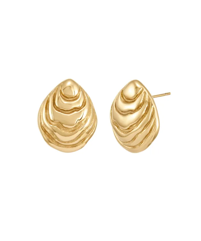 Oyster Earrings made by Twenty Compass