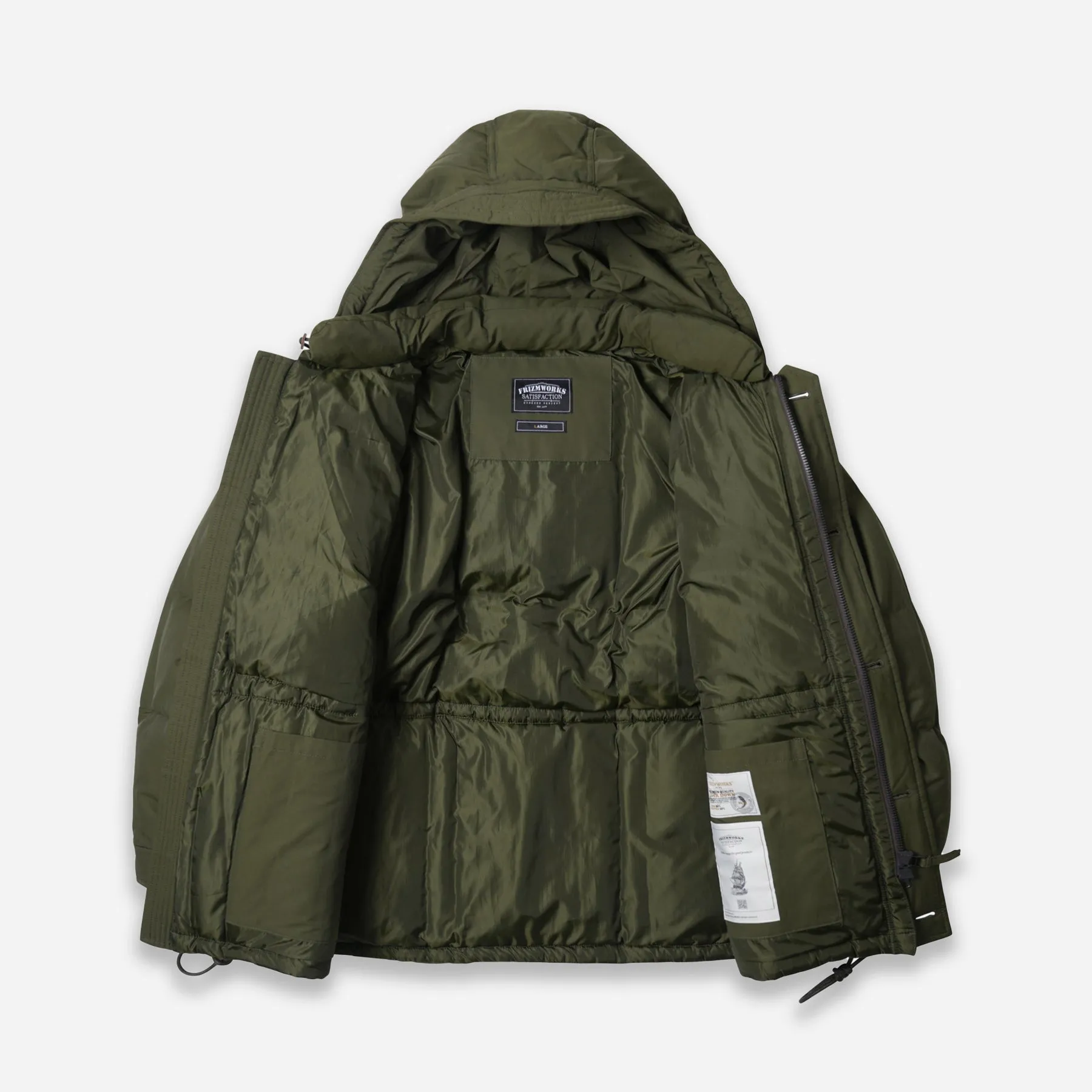 KARAKORAM DOWN PARKA JACKET - OLIVE sold by FrizmWORKS product image thumbnail 3