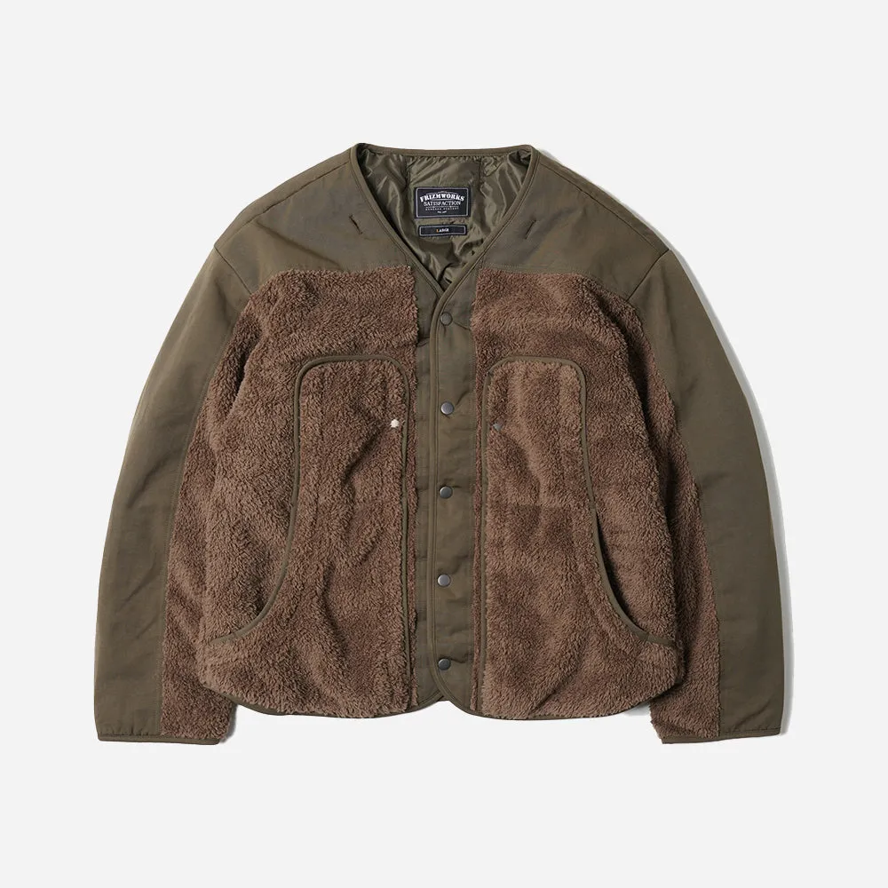 SMOCK HOODED 2 IN 1 PARKA JACKET - OLIVE sold by FrizmWORKS product image thumbnail 4