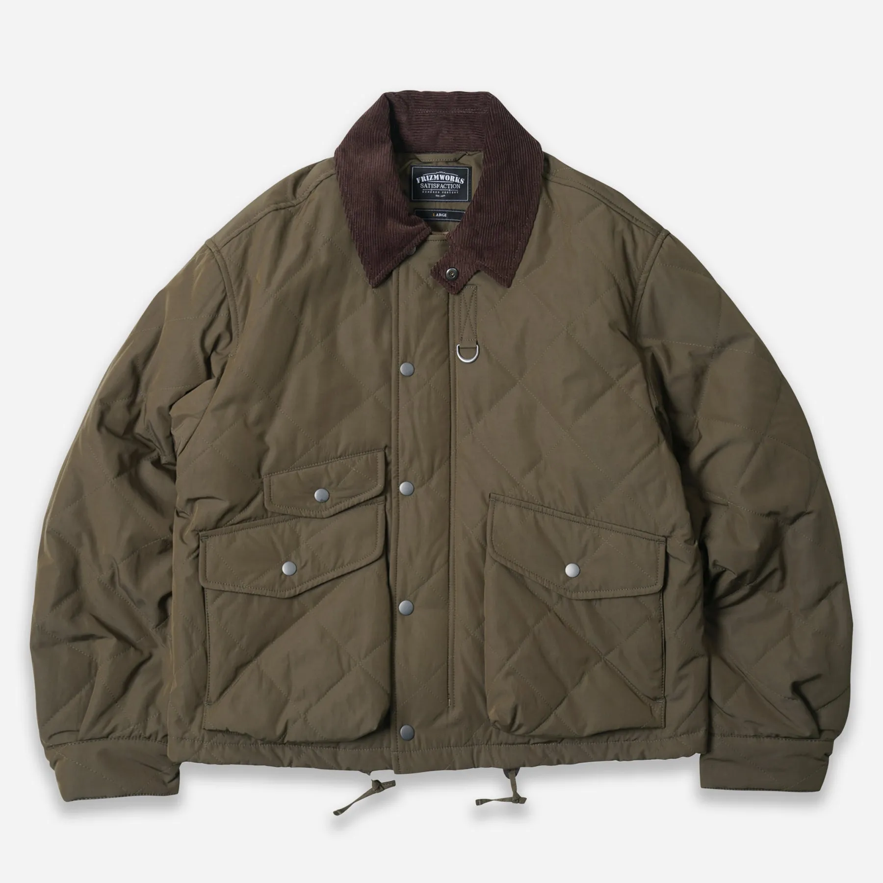 QUILTED HERITAGE HUNTING JACKET - OLIVE sold by FrizmWORKS