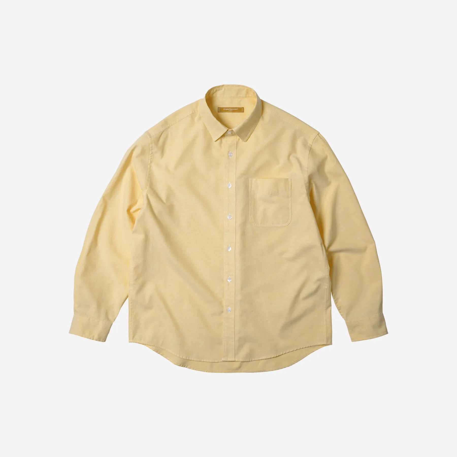 OG OXFORD OVERSIZED SHIRT - YELLOW sold by FrizmWORKS