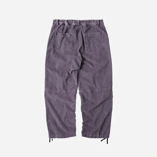 CORDUROY BANDING WIDE FATIGUE PANTS - RED BEAN sold by FrizmWORKS product image thumbnail 2