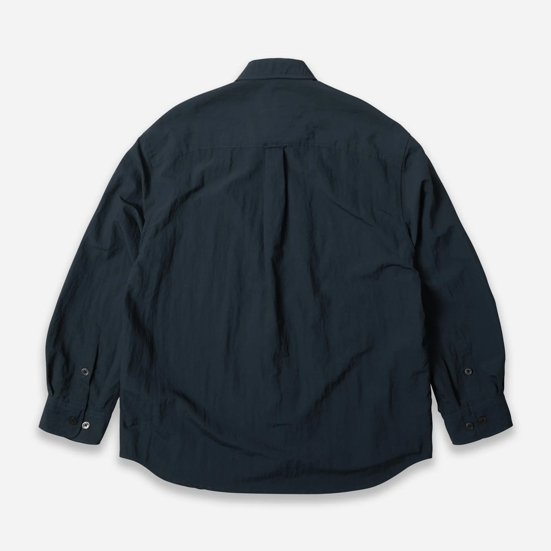 NYLON RAYON RELAXED SHIRT - NAVY sold by FrizmWORKS product image thumbnail 2