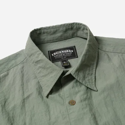 NYLON RAYON RELAXED SHIRT - JADE GREEN sold by FrizmWORKS product image thumbnail 3