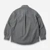 WASHED CARPENTER POCKET WORK SHIRT - CHARCOAL sold by FrizmWORKS