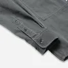 WASHED CARPENTER POCKET WORK SHIRT - CHARCOAL sold by FrizmWORKS
