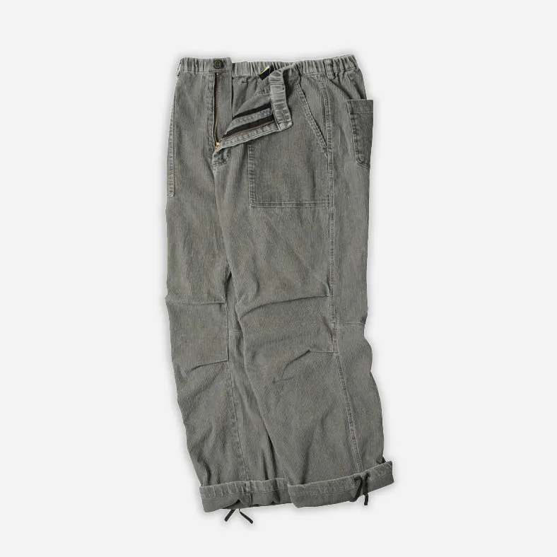 CORDUROY BANDING WIDE FATIGUE PANTS - OLIVE sold by FrizmWORKS product image thumbnail 2