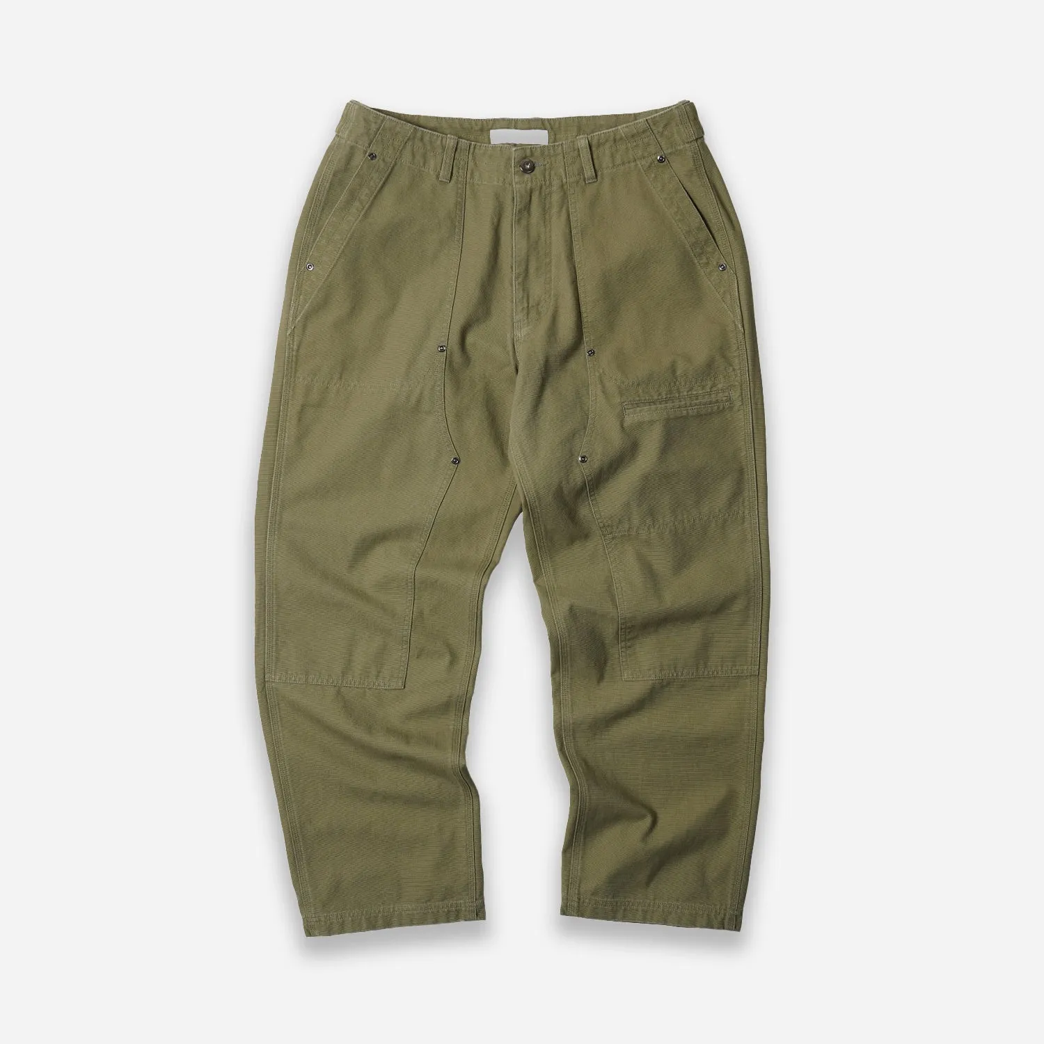 JUNGLE CLOTH DOUBLE KNEE PANT - KHAKI sold by FrizmWORKS