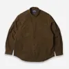 FLANNEL FRENCH SHIRT - OLIVE sold by FrizmWORKS