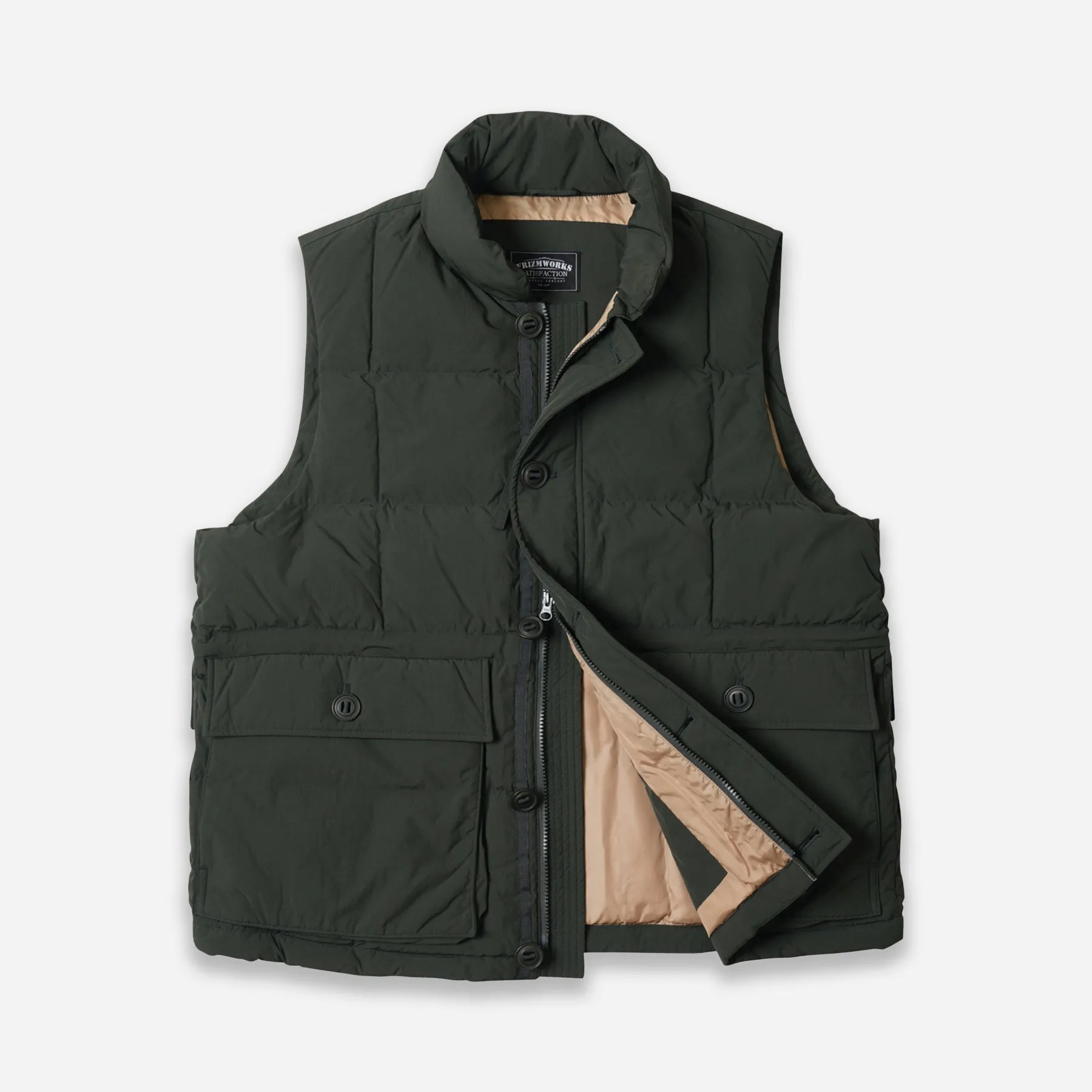 KARAKORAM DOWN VEST - DARK GREEN sold by FrizmWORKS product image thumbnail 2