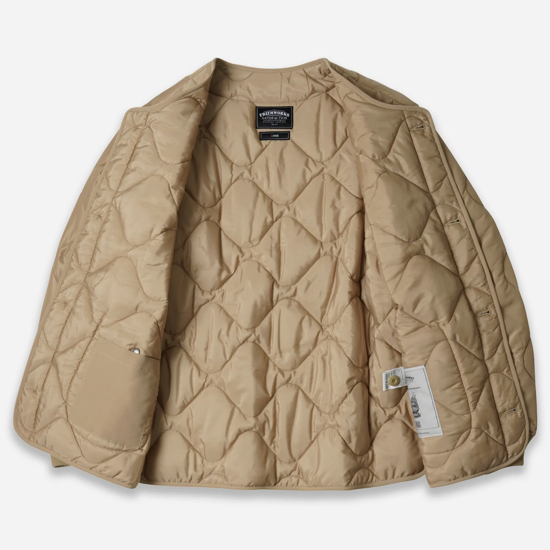 FIELD LINER JACKET - TAN sold by FrizmWORKS product image thumbnail 2