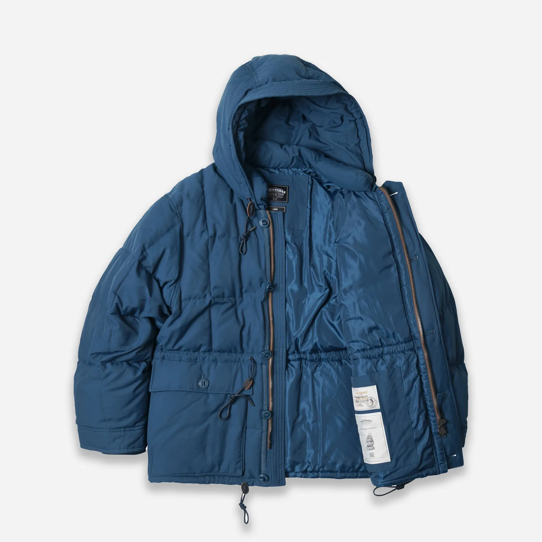 KARAKORAM DOWN PARKA JACKET - DEEP BLUE sold by FrizmWORKS product image thumbnail 3