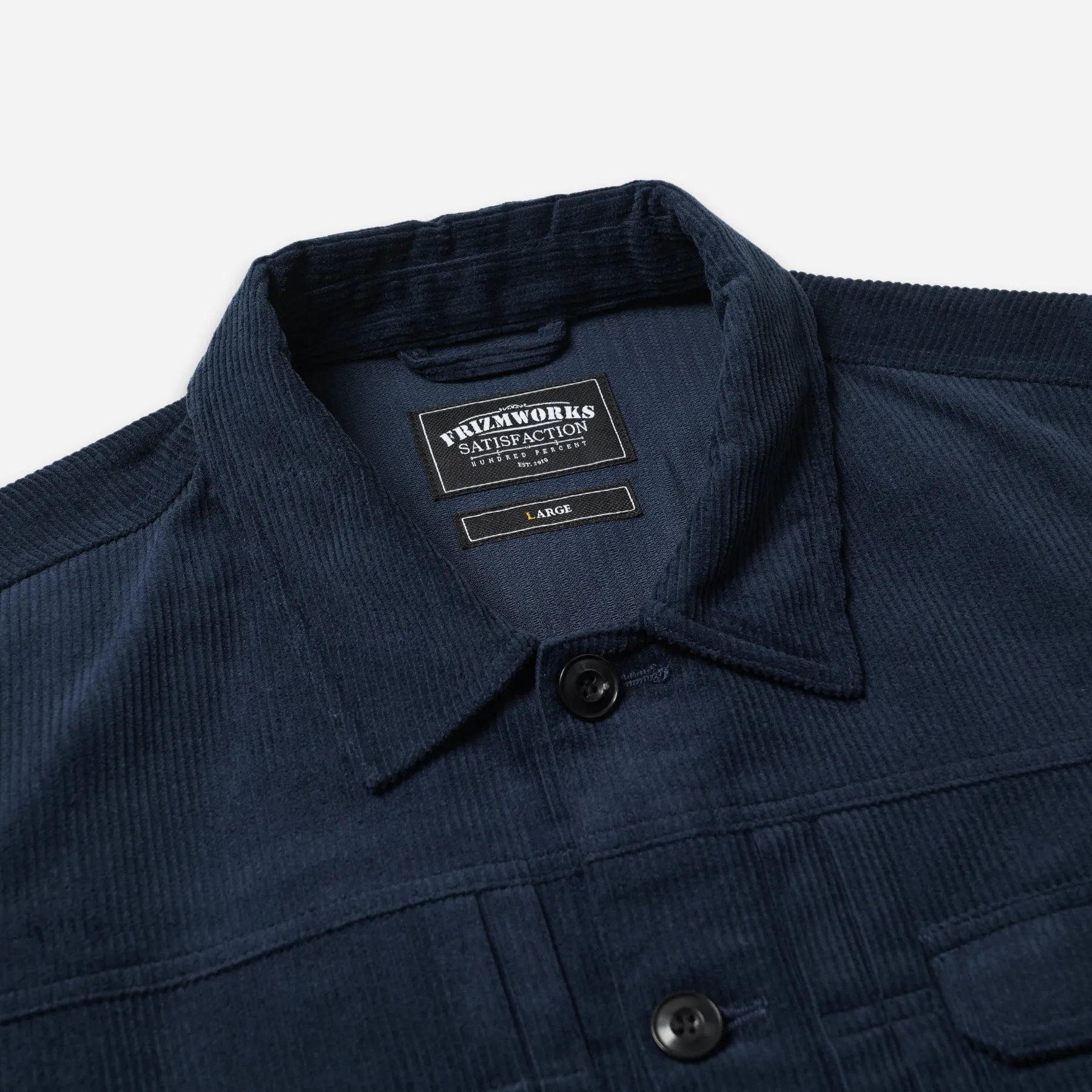 CORDUROY TRUCKER JACKET - NAVY sold by FrizmWORKS product image thumbnail 4