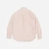 OG STRIPED OXFORD OVERSIZED SHIRT - ORANGE sold by FrizmWORKS