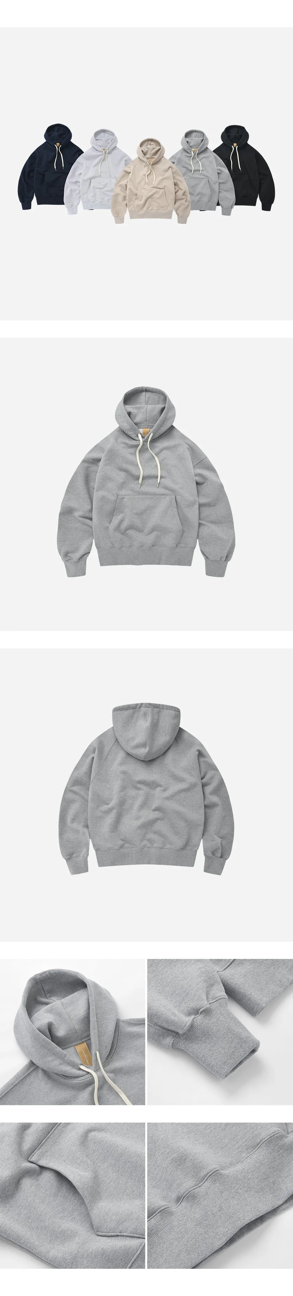 OG HEAVYWEIGHT PULLOVER HOODIE - GREY sold by FrizmWORKS product image thumbnail 3