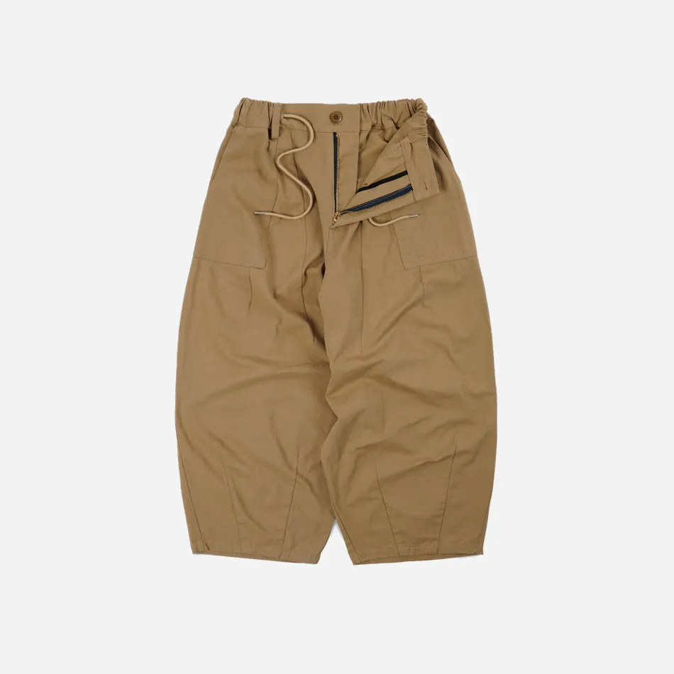 TWILL BALLOON PANTS - BEIGE sold by FrizmWORKS product image thumbnail 2