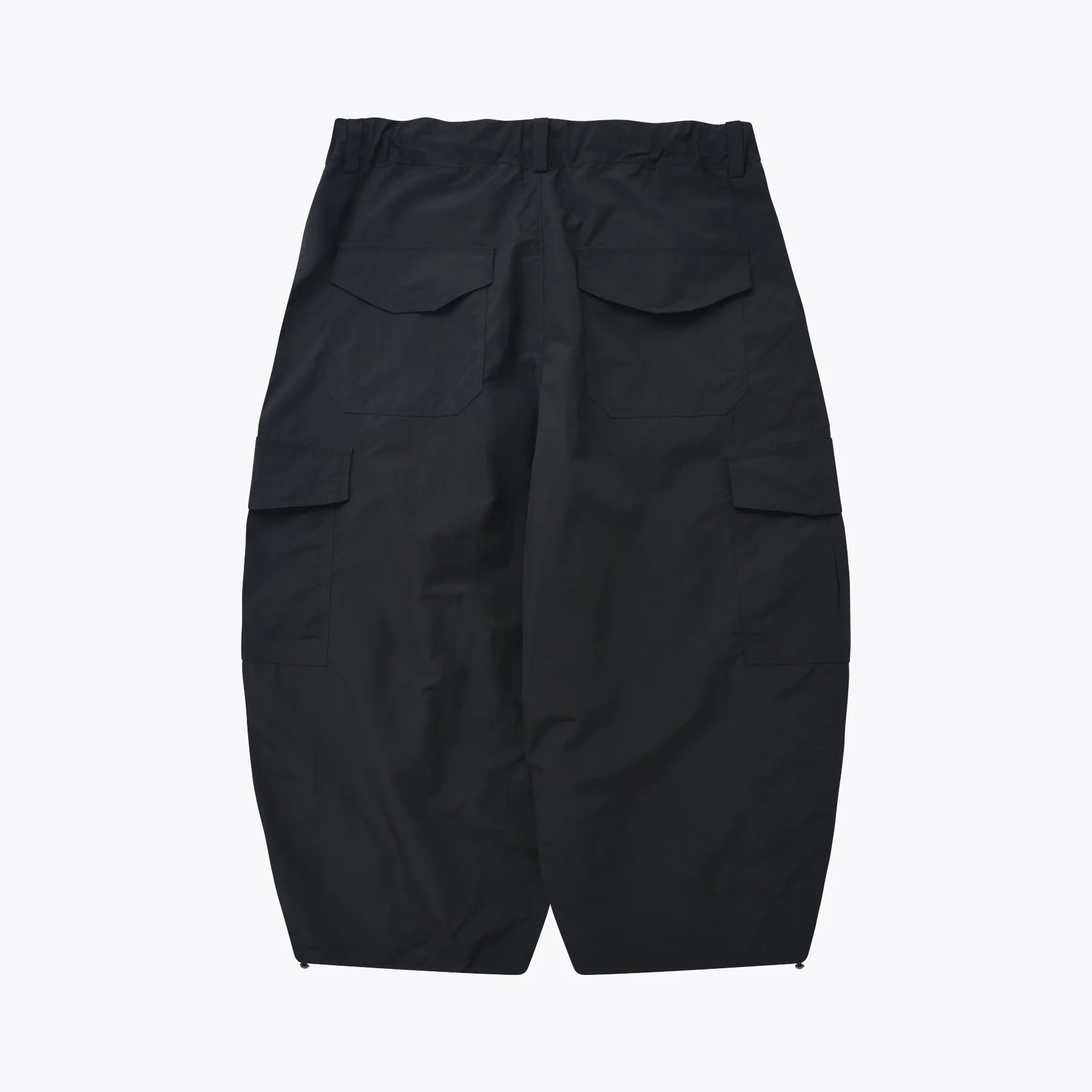 NYLON CARGO BALLOON PANTS - BLACK sold by FrizmWORKS product image thumbnail 2