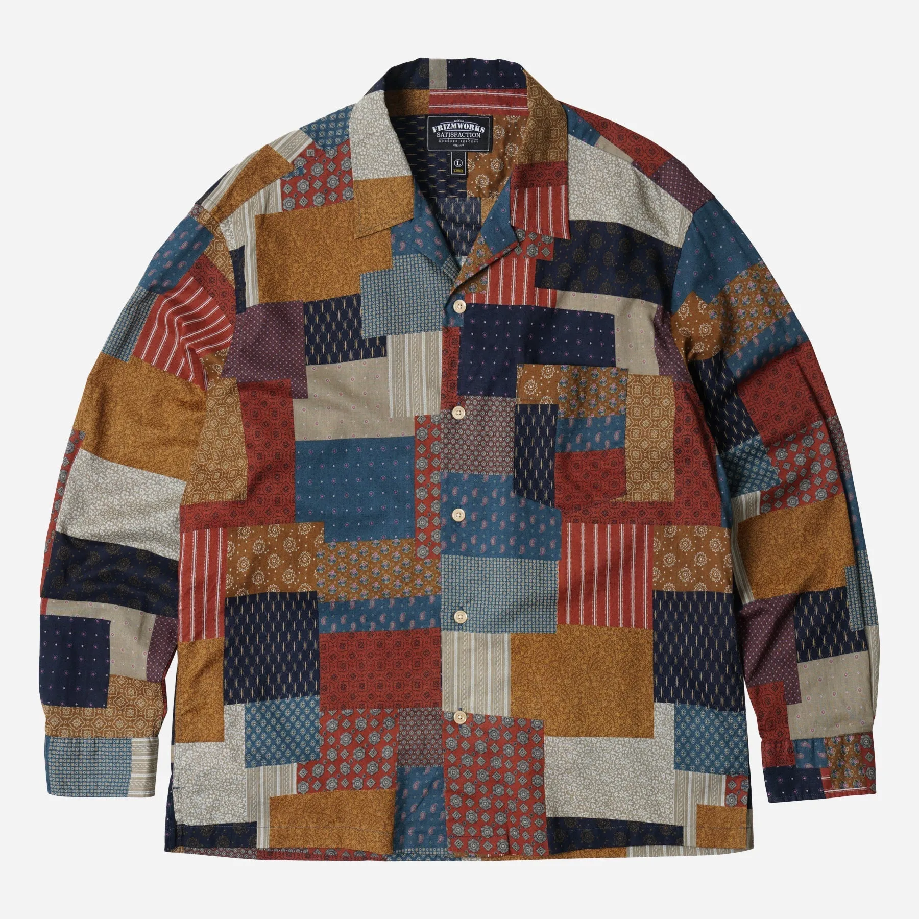 MIXED PATCHWORK SHIRT - MULTI COLOUR sold by FrizmWORKS
