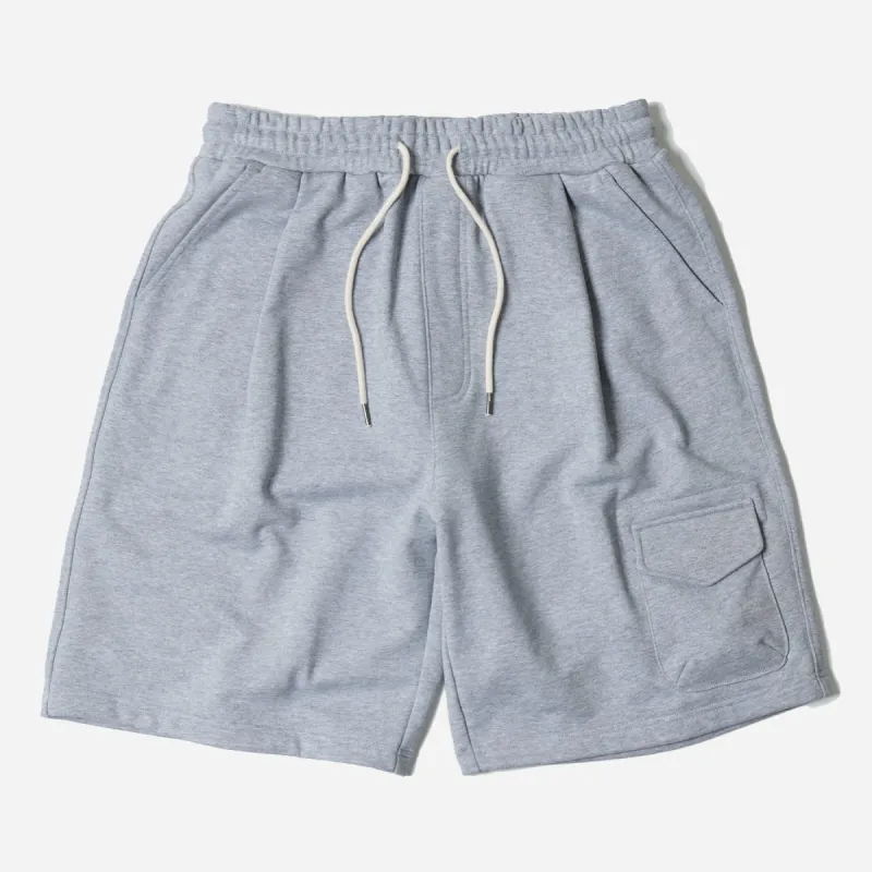 POUCH POCKET SWEAT SHORTS - GRAY sold by FrizmWORKS