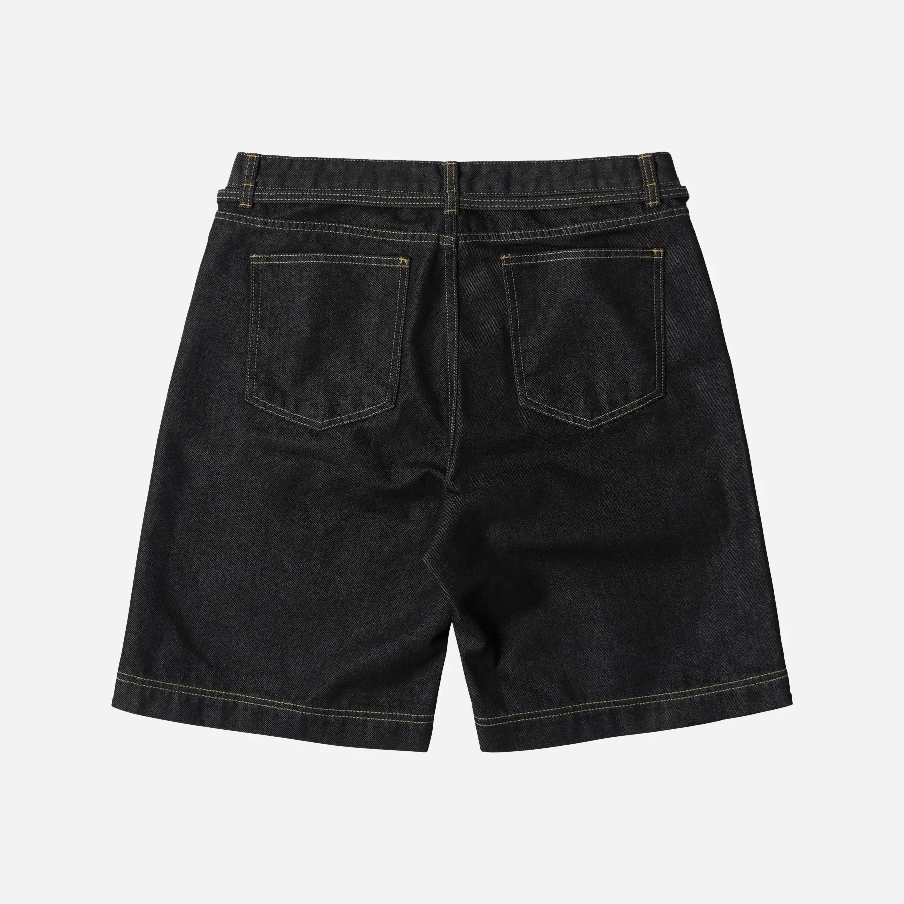 STRING DENIM SHORTS - BLACK sold by FrizmWORKS product image thumbnail 2